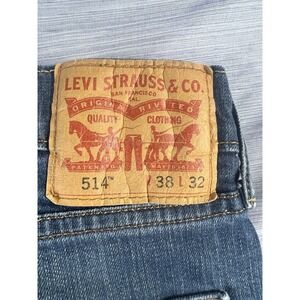 Levi's Stress‎ 514 Men's Blue Jeans 38 X 32